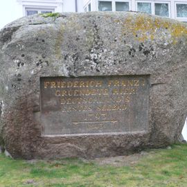 Gedenkstein für Friedrich Franz I in Heiligendamm Stadt Bad Doberan