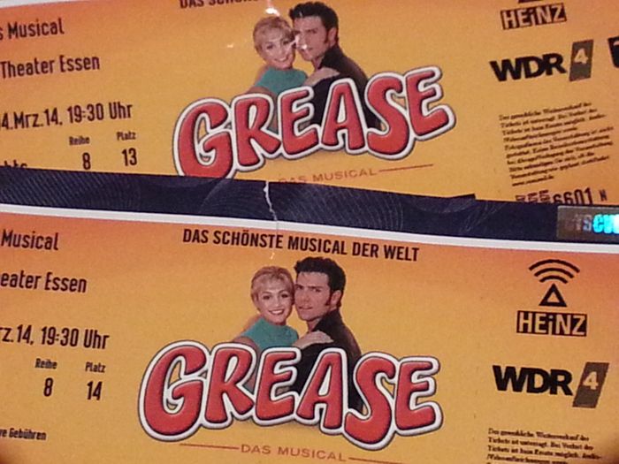 Grease ... das Musical ... am 04.03.2014 ... genial! ....