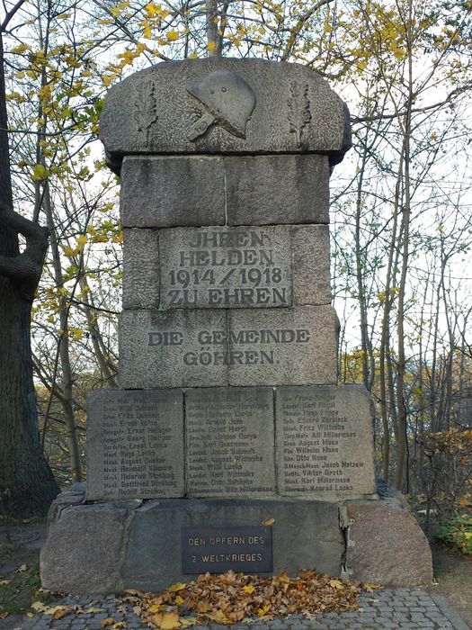 Denkmal für die Opfer der 1. und 2. Weltkrieges