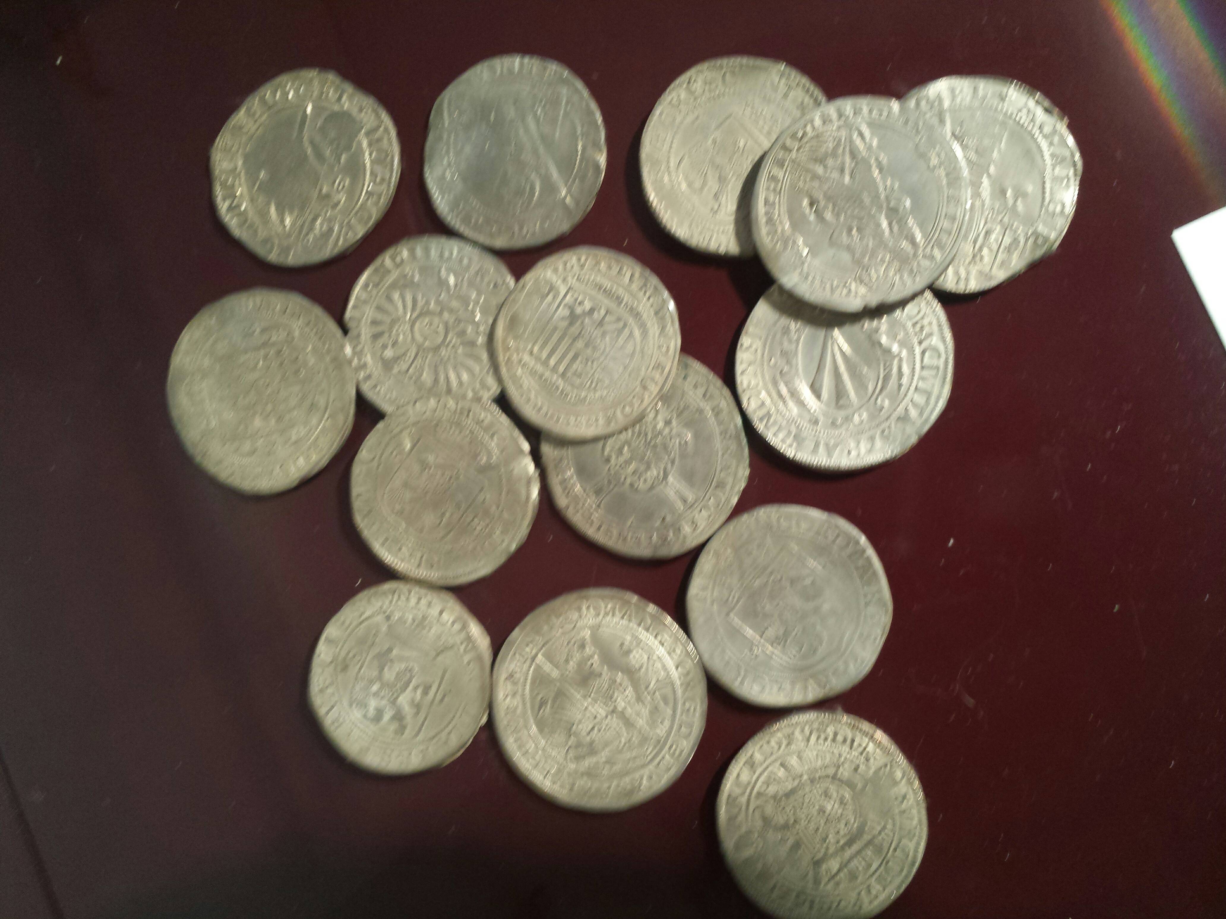 Münzen der Jahre zwischen  1564 und 1672