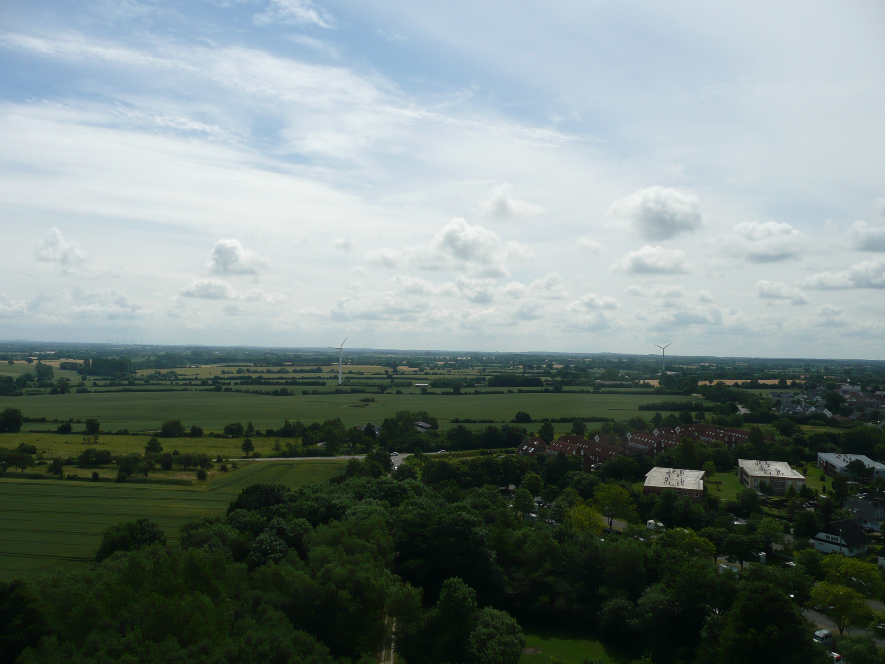 Sicht von oben von der Plattform