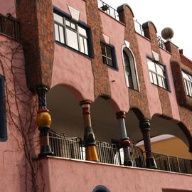 Grüne Zitadelle - Hundertwasserhaus in Magdeburg