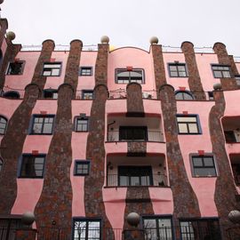 Grüne Zitadelle - Hundertwasserhaus in Magdeburg