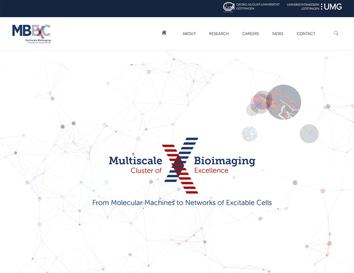 DMCW® - Referenzen: Programmierung, Webdesign, Hosting. Kunde: Georg-August-Universität Göttingen, Universitätsmedizin Göttingen, MBExC - Exzellenz Cluster