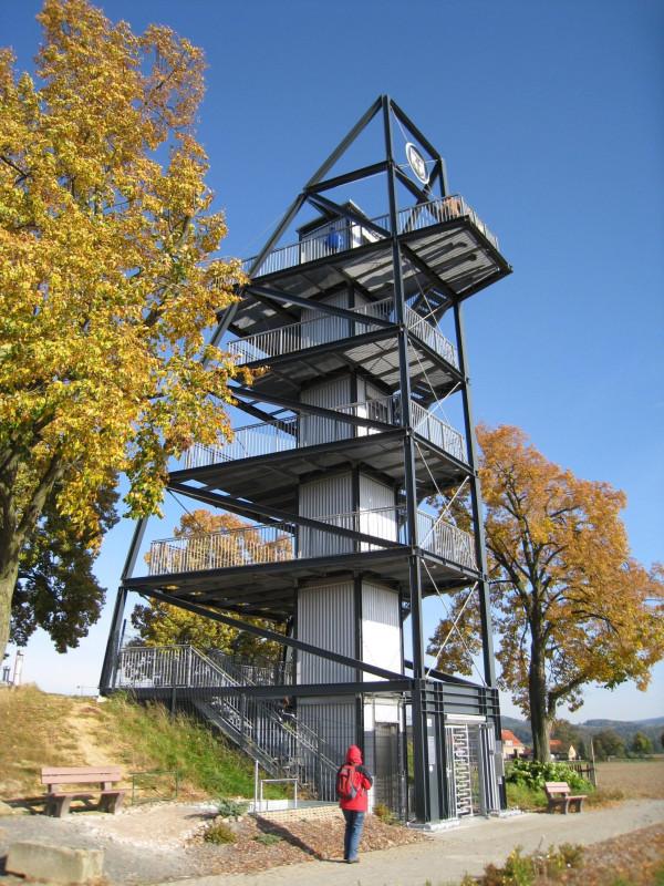 Aussichtssturmes in Rathmannsdorf, in 6-22