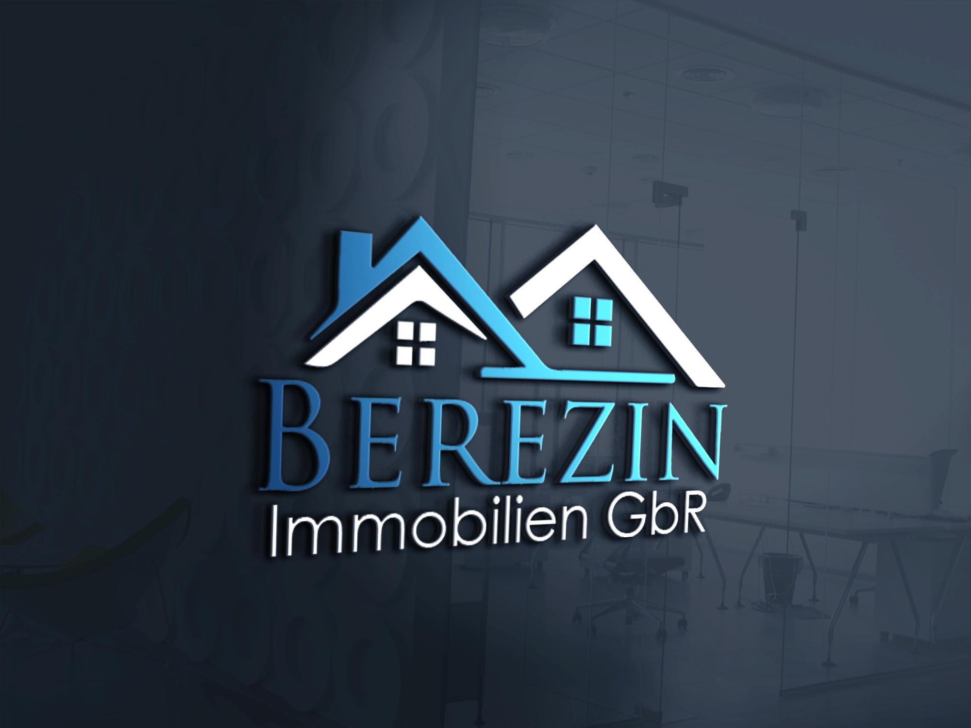 Berezin Immobilien GbR Logo in 3D
