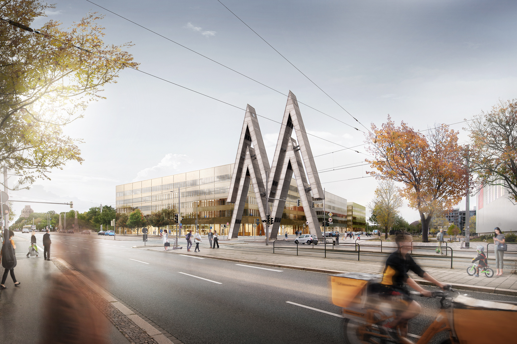 Neubau Alte Messe Leipzig klm-Architekten und Ingenieure