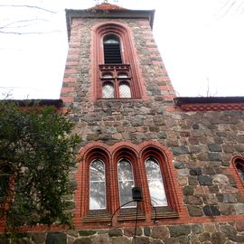 Turmansicht über dem Seiteneingang Nord-Fassade