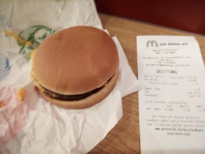 McDouble Chili Cheese €2.39 