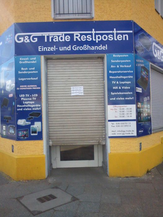 GG Trade G&G Trade Restposten Einzel- und Großhandel