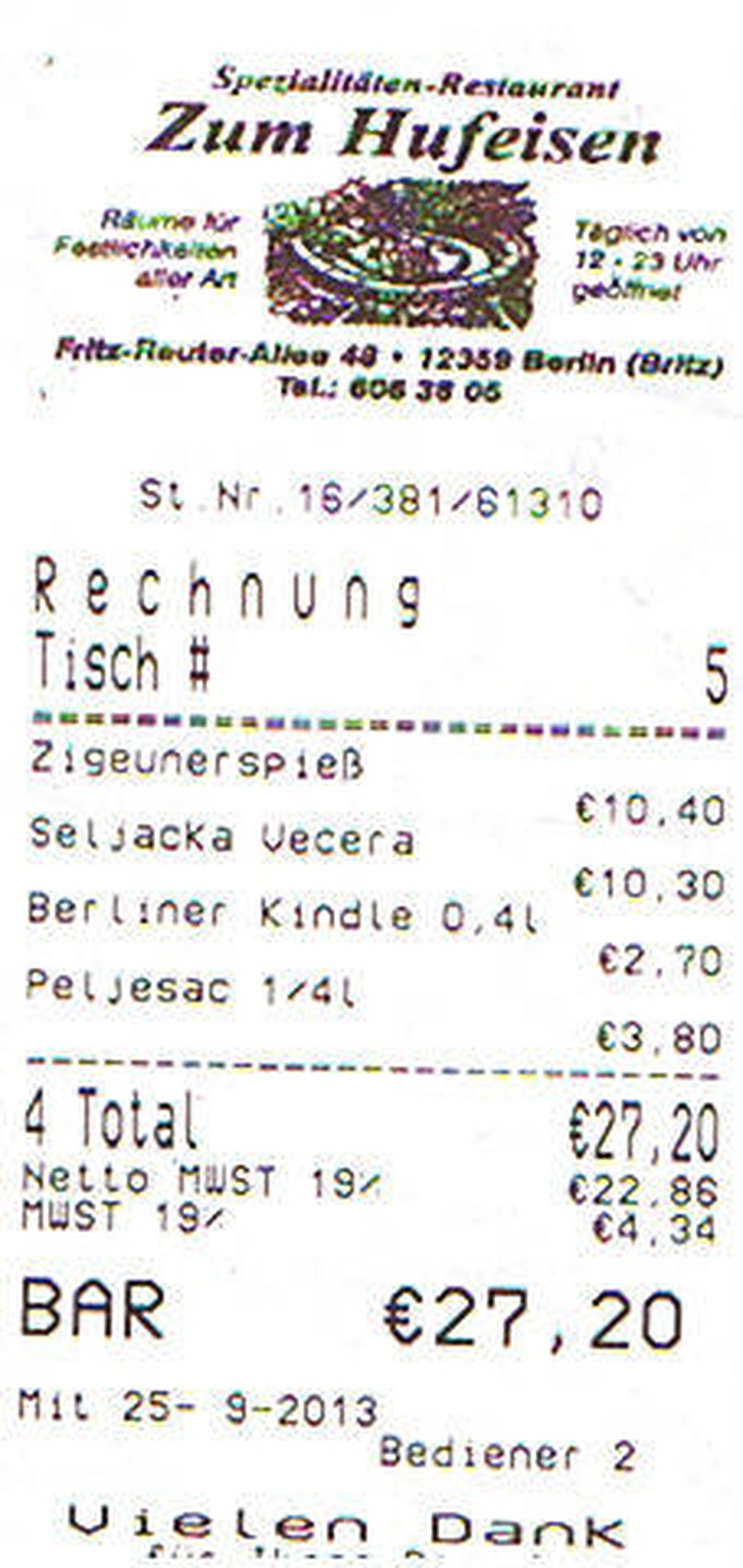 Nutzerfoto 2 Gaststätte Zum Hufeisen