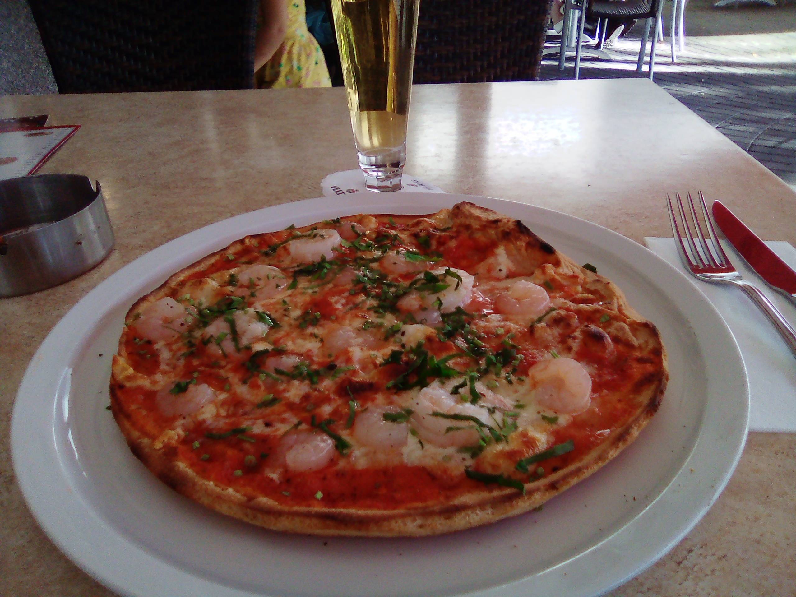 Pizza Scampi €3.85