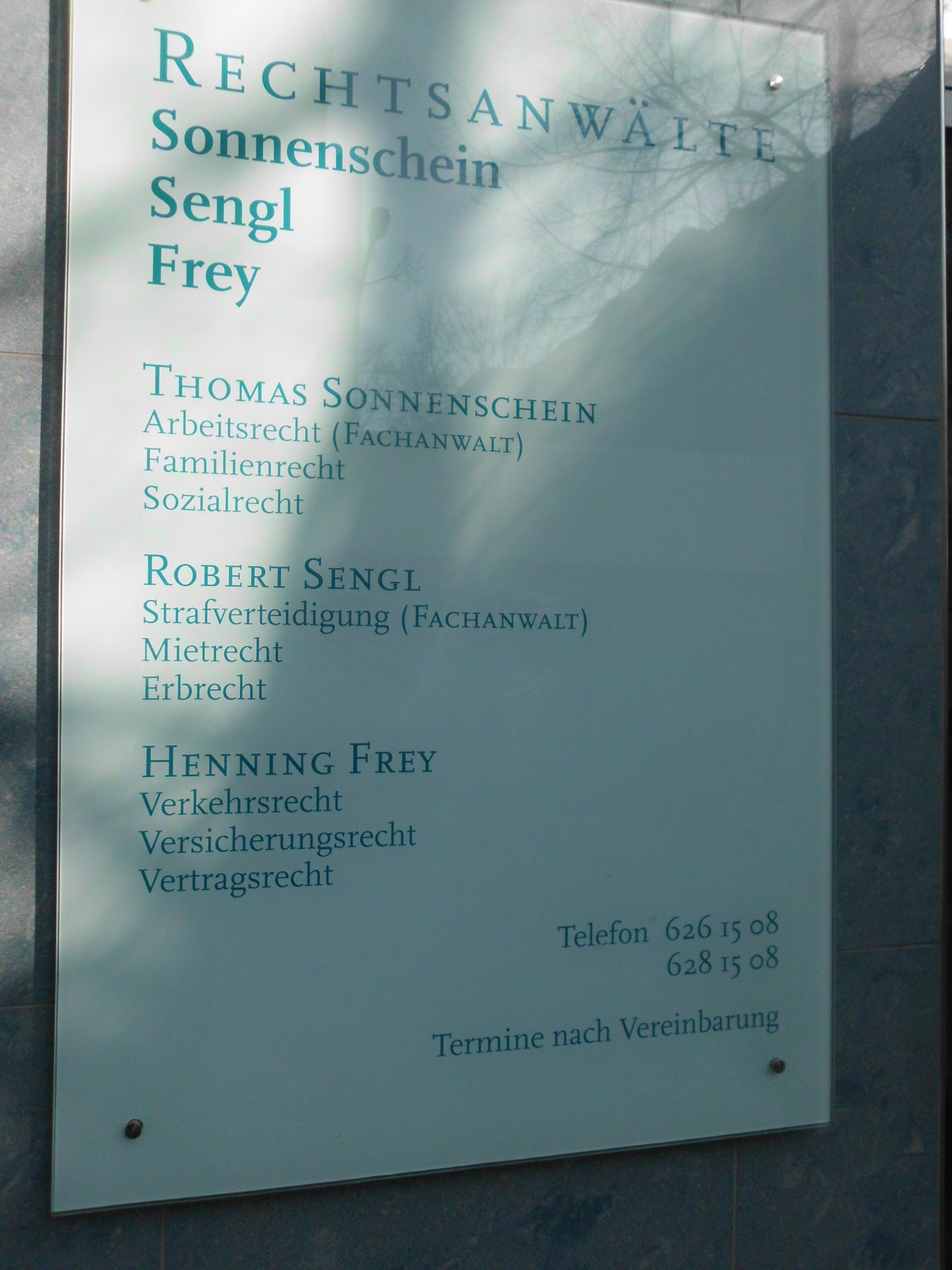 Bild 1 Sonnenschein, Thomas, Sengel, Robert, u. Henning Frey in Berlin