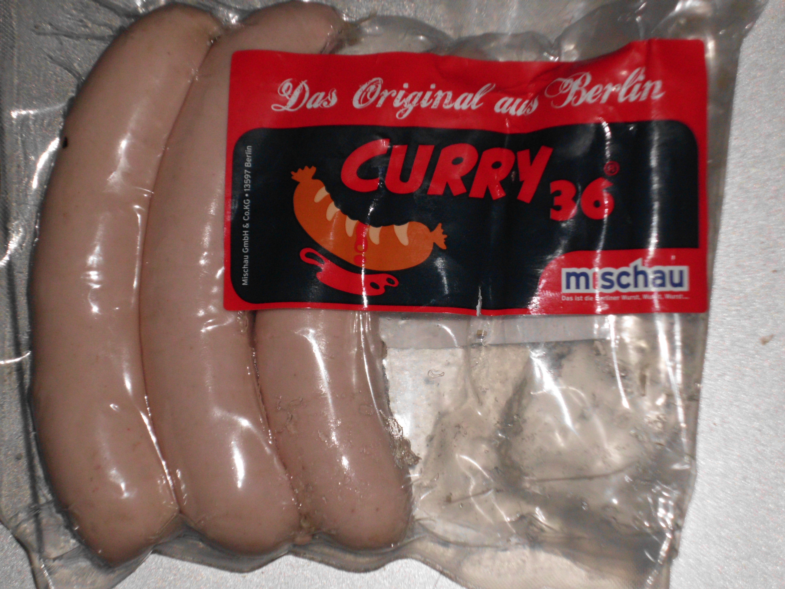 Curry 36 Würste von Mischau