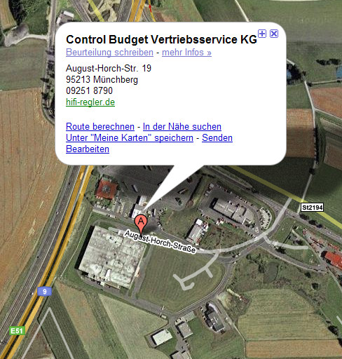 Bild 1 HIFI-REGLER (Control Budget Vertriebsservice KG) in Münchberg