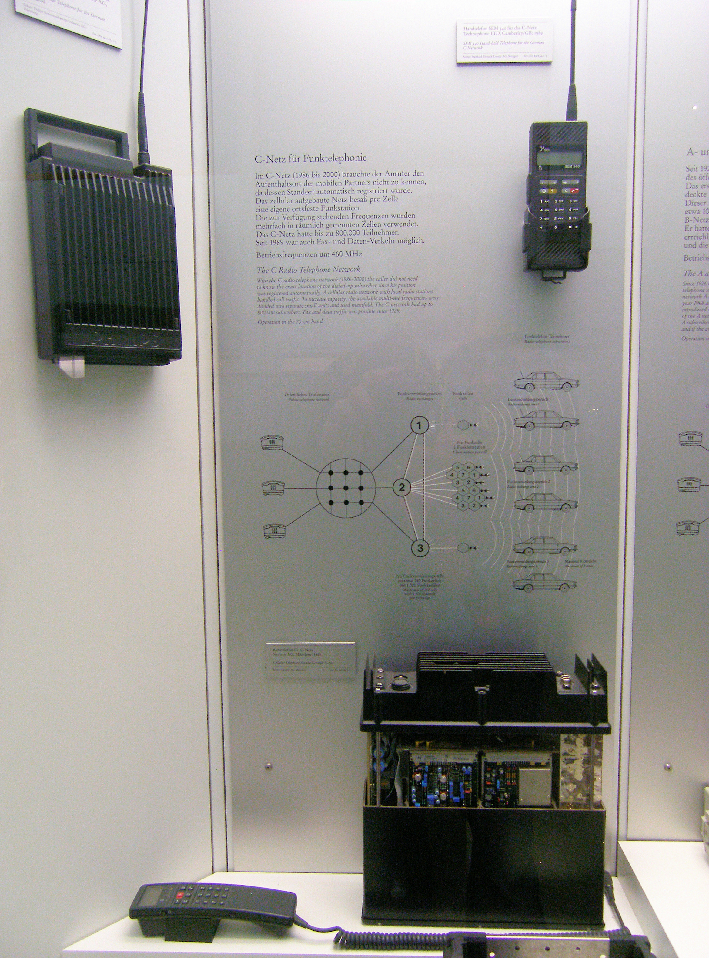 Mobilfunktelefon für C-Netz