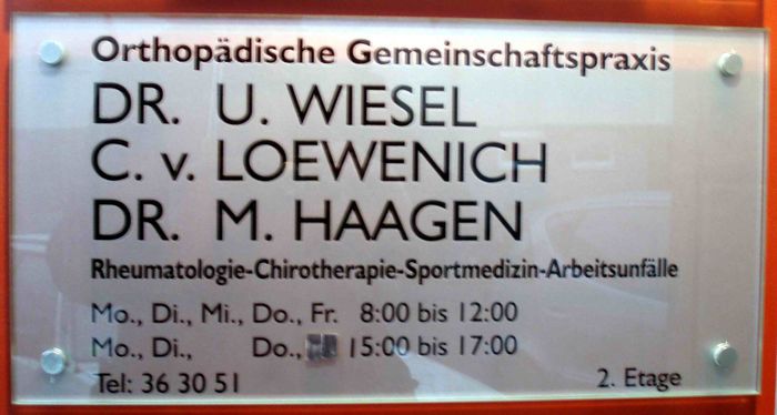 Nutzerbilder Haagen Manfred Dr.med. u. Wiesel Ulrich Dr.med. Ärzte