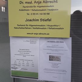 Hausarztpraxis Dr. med. Anja Albrecht, Joachim Stiefel in Strausberg
