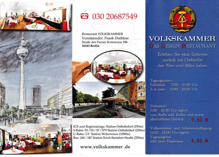 Volkskammer - Das Design Restaurant