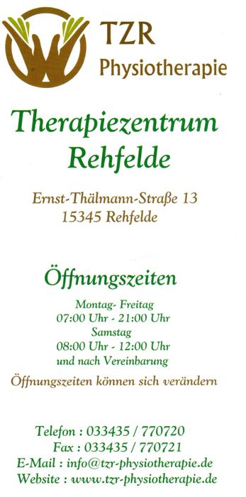 TZR - Therapiezentrum Rehfelde