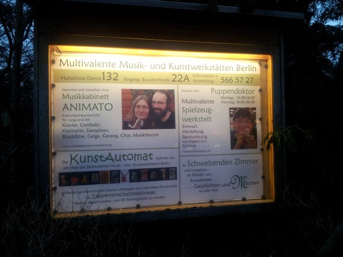 Musikkabinett ANIMATO - Jeannine und Jonathan Jura, Mahlsdorf-Süd