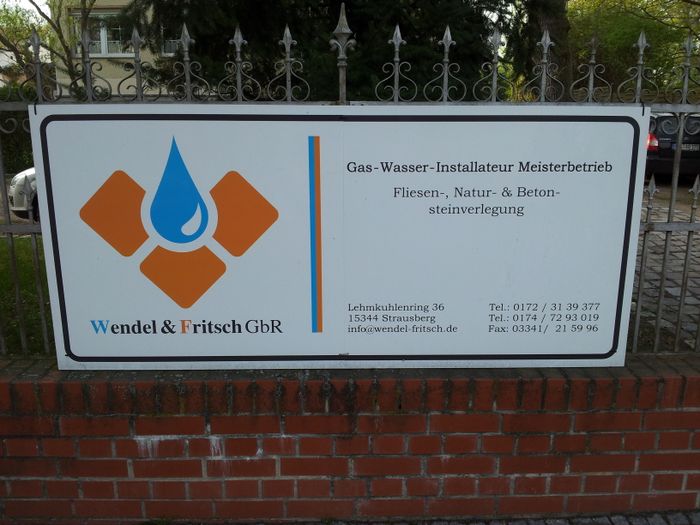 Wendel & Fritsch GbR - Gas- und Wasserinstallationen; Fliesen-, Natur- & Betonsteinarbeiten