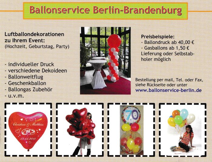 Ballonservice Berlin-Brandenburg