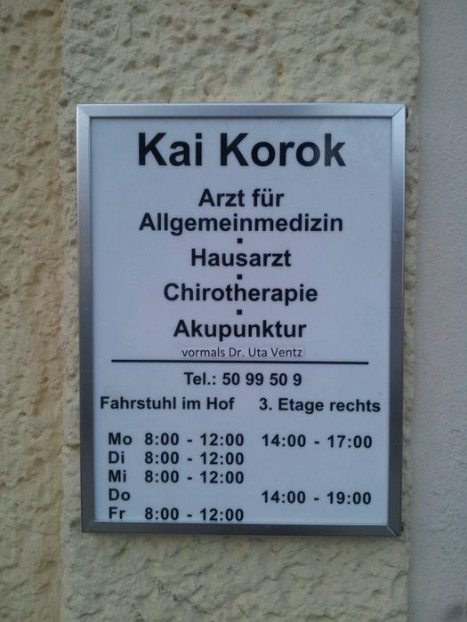Korok Kai Arzt für Allgemeinmedizin