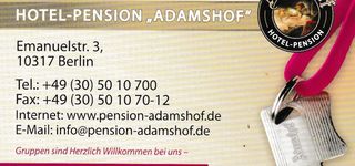 Bild zu Hotel-Pension ADAMSHOF, Berlin-Lichtenberg
