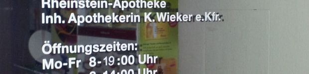 Bild zu Rheinstein-Apotheke, Inh. Kirsten Wieker e.Kfr