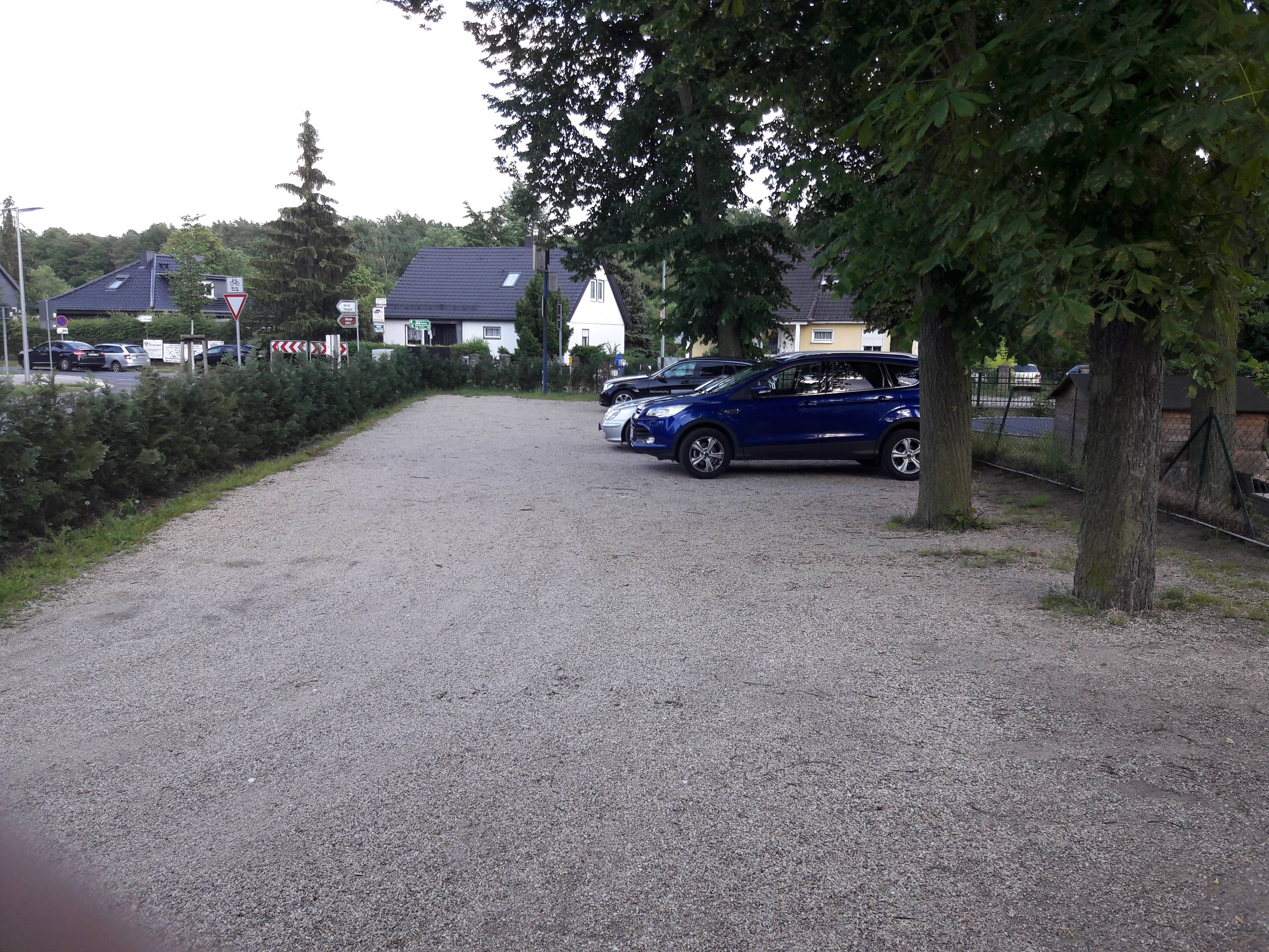 eigener parkplatz