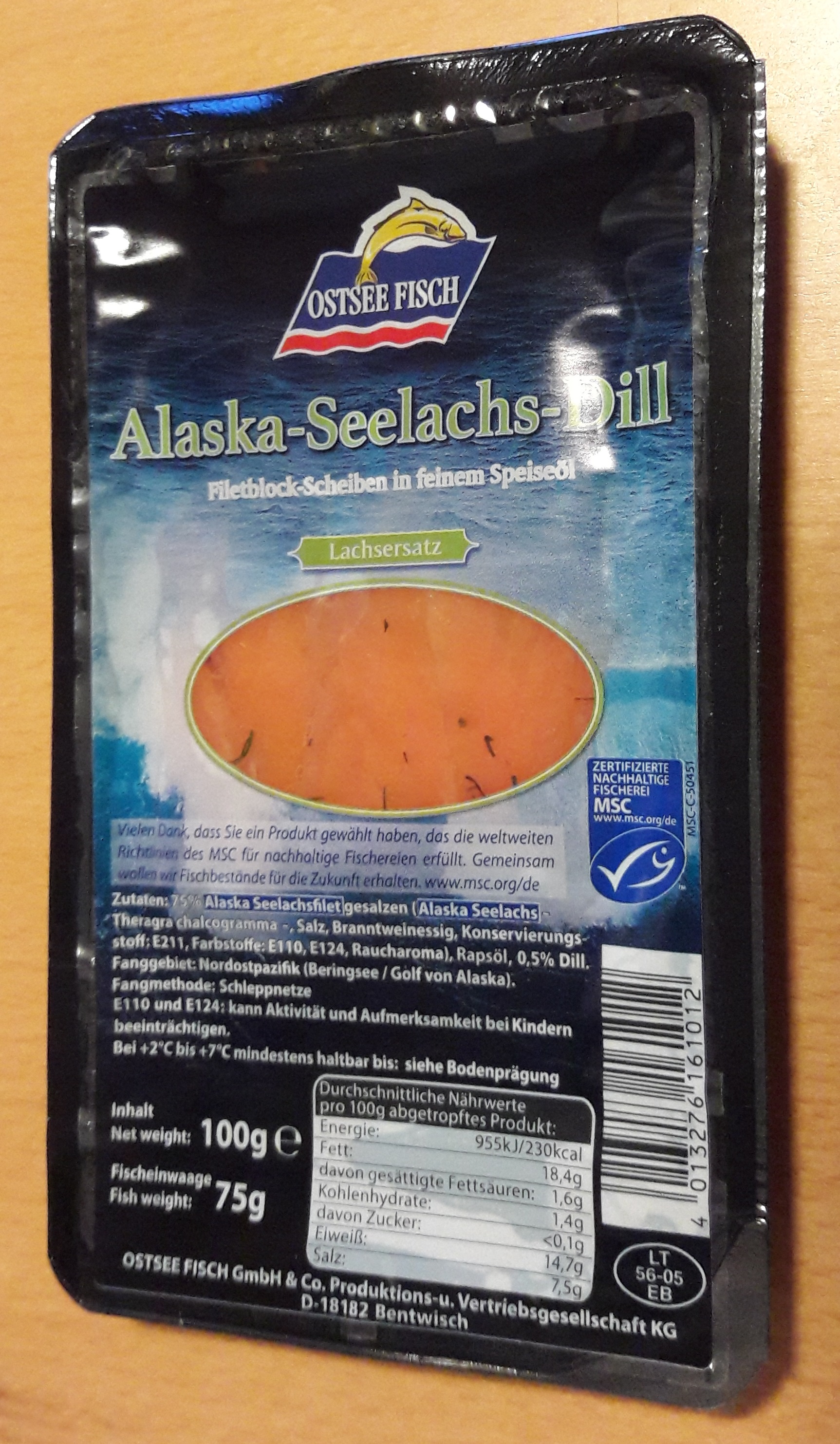 Alaska Seelachs mit Dill