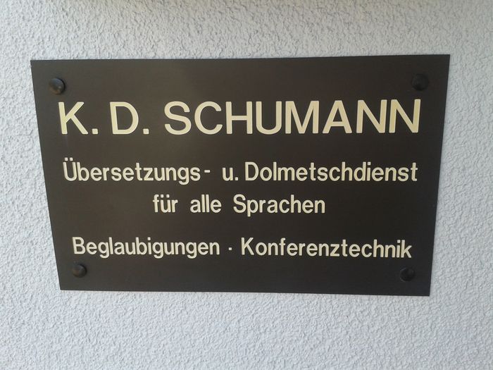 Firmenschild