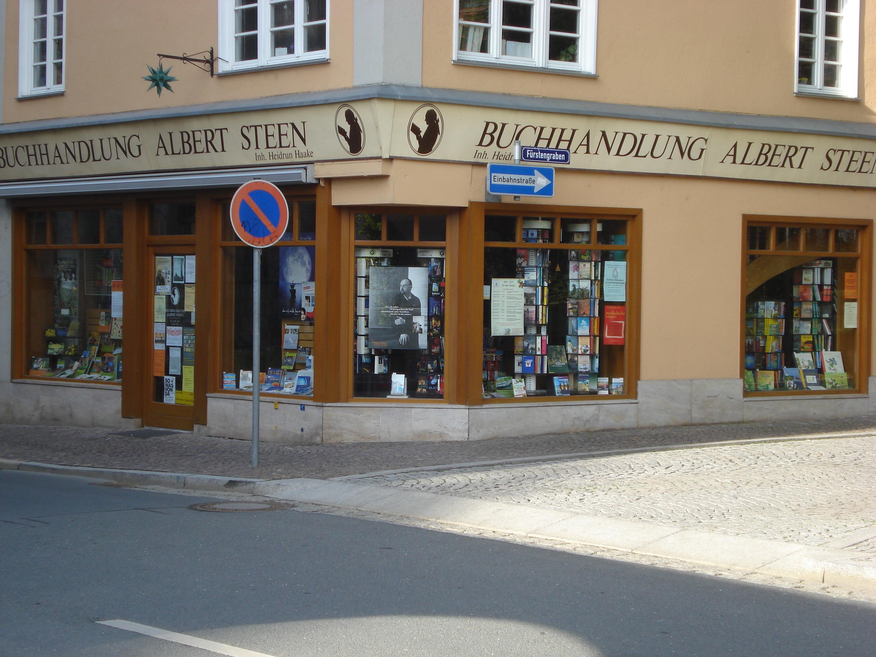 Buchhandlung Albert Steen, ecke Fürstengraben - Schlßgasse