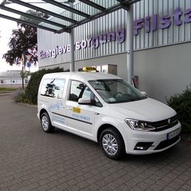 Unser Erdgas Taxi an der EVF Tankstelle in Göppingen