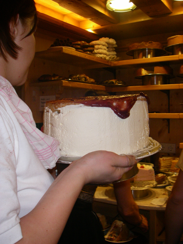 eine frische Torte für's Buffet