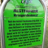 Kriegerdenkmal Alsterpark Hamburg in Hamburg