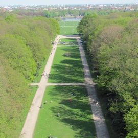 Die Sichtachse durch den Hamburger Stadtpark