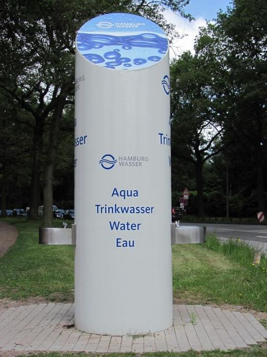 Trinkwasserspender von Hamburg Wasser