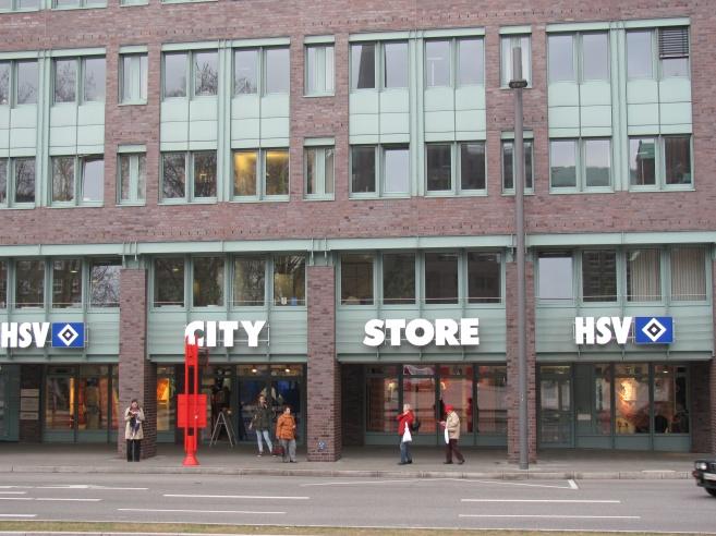 HSV City Store in der Hamburger Innenstadt