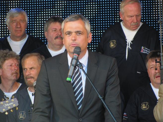 Matjeswochen 2012 Ehrengast war der frischgebackene Innenminister von Schleswig-Holstein Andreas Breitner (SPD)