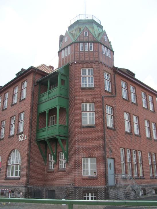 Verwaltungsgebäude beim Hafenmuseum Hamburg