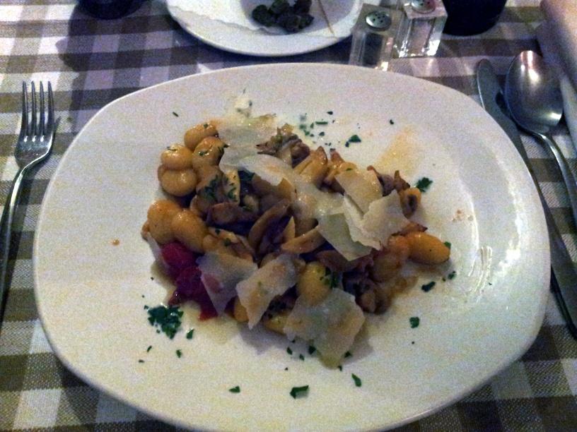Ristorante Italiano- Gnocchi mit Pilzen