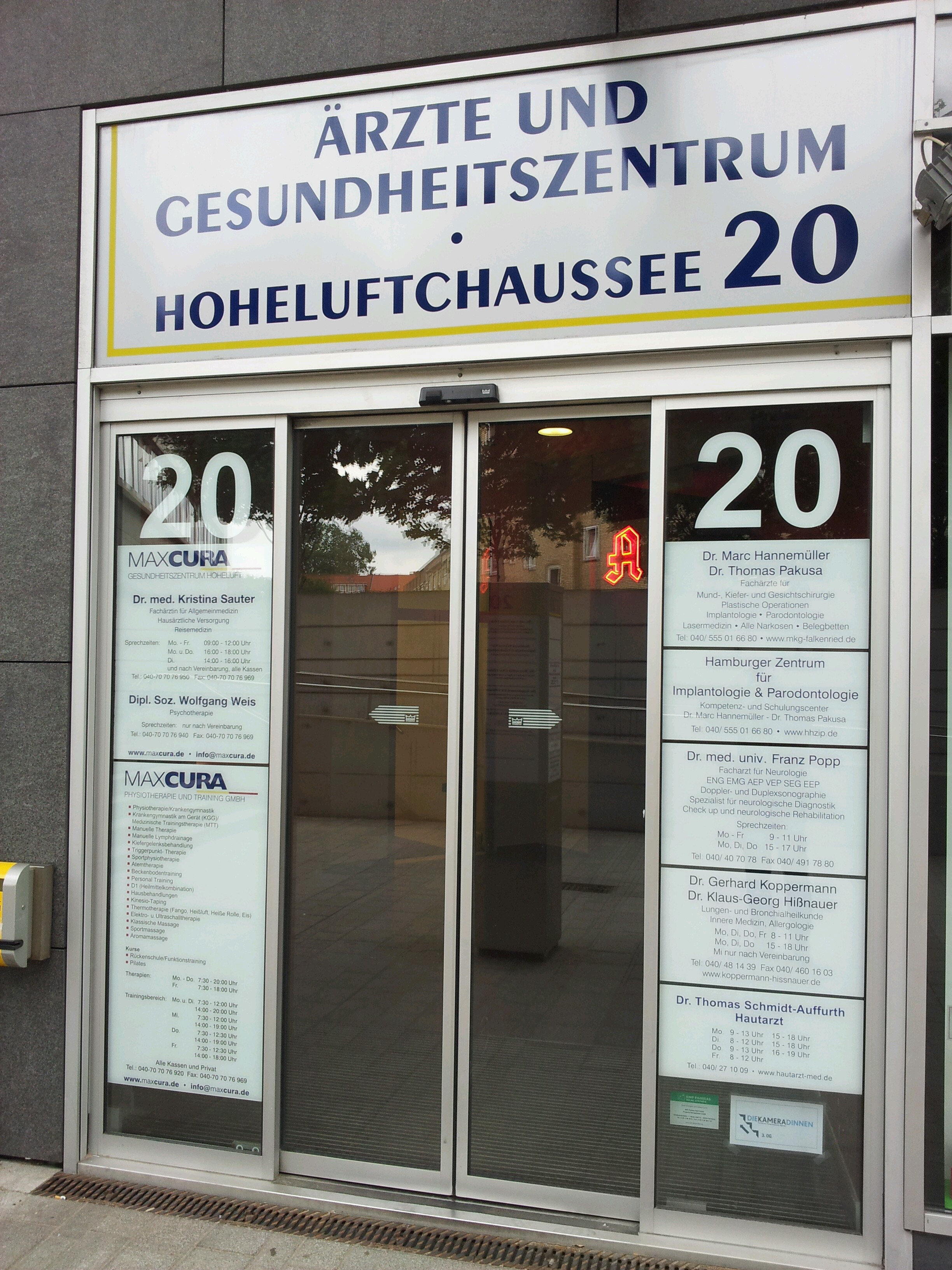 Bild 1 Maxcura Gesundheitszentrum in Hamburg