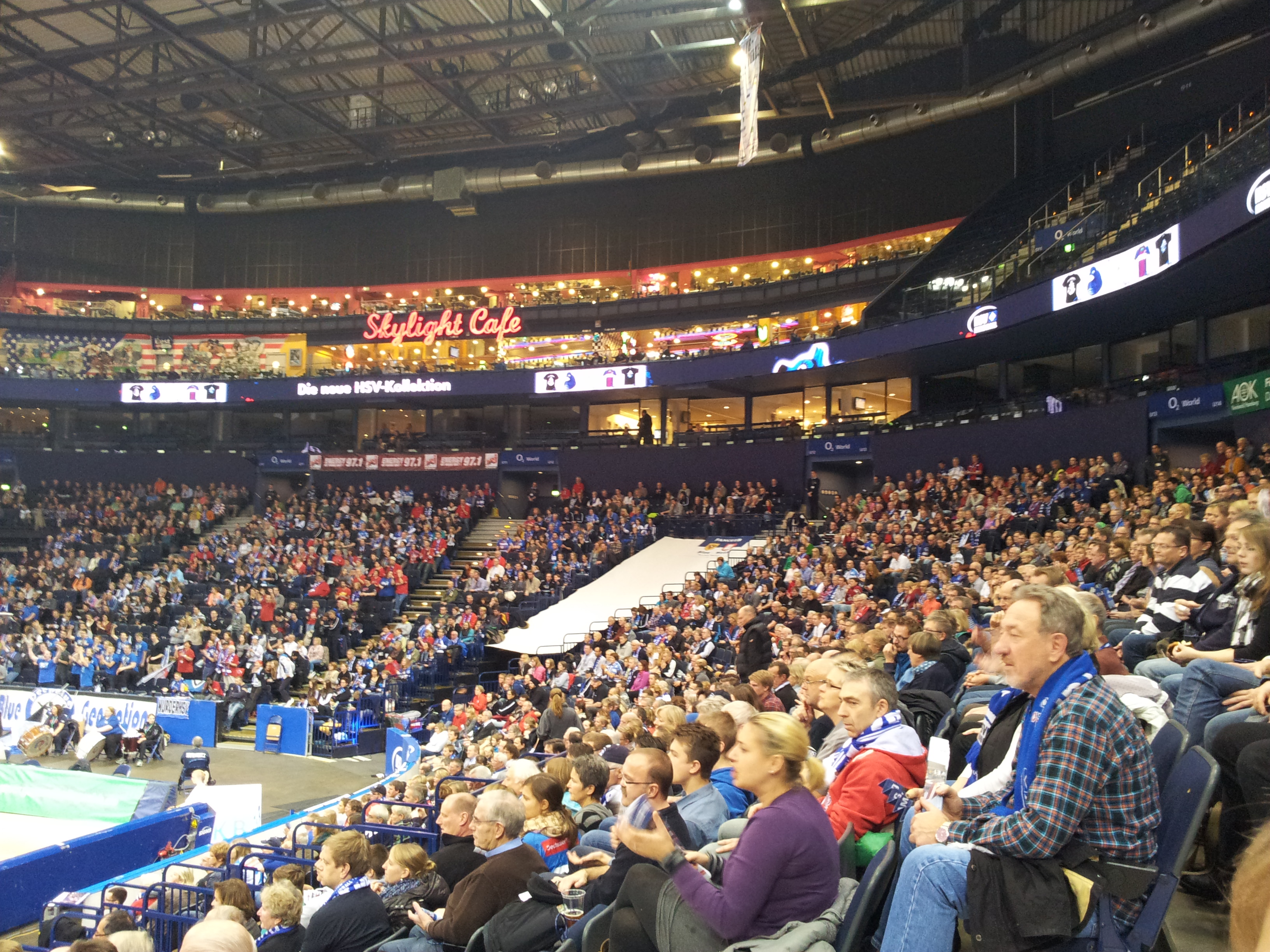 Handball in der O2 World Hamburg