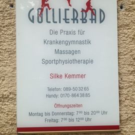 Gollierbad Krankengymnastik-Massage-Sportphysiotherapie Inh. Silke Kemmer in München