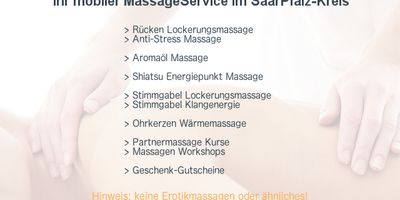 Mobile Massage SaarPfalz Kreis in Homburg an der Saar