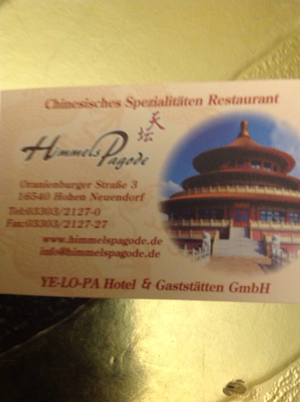 Chinesisches Restaurant