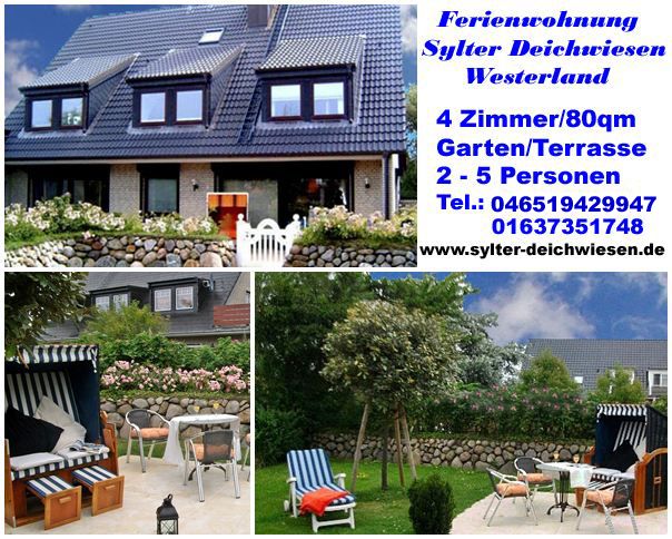 Garten/Haus 
Grundriss www.sylter-deichwiesen.de