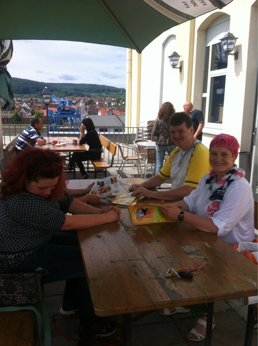 Biergarten in der Werft